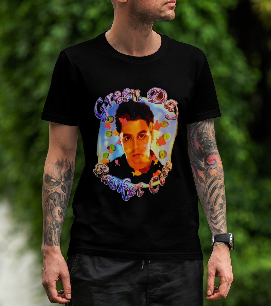 Green Day Basket Case Billie Joe Armstrong Colorful T-Shirt