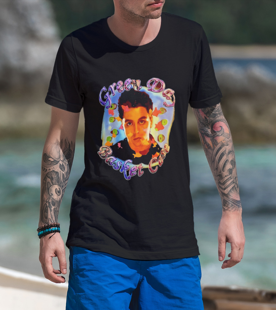 Green Day Basket Case Billie Joe Armstrong Colorful T-Shirt