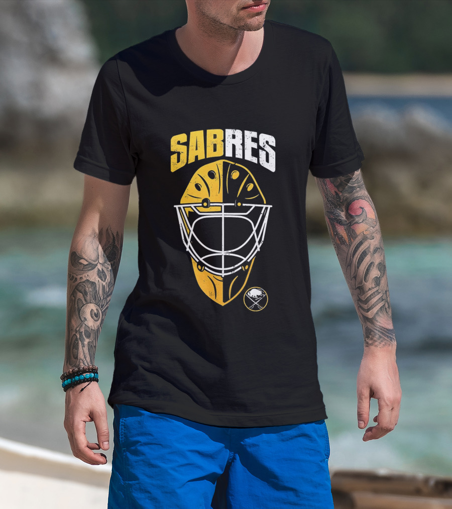 Buffalo Sabres Goalie Mask NHL Sabres T-Shirt