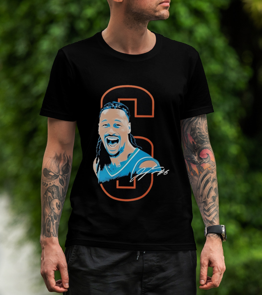 Jaylin Williams Number 6 Oklahoma City Thunder Basketball Signature T-Shirt