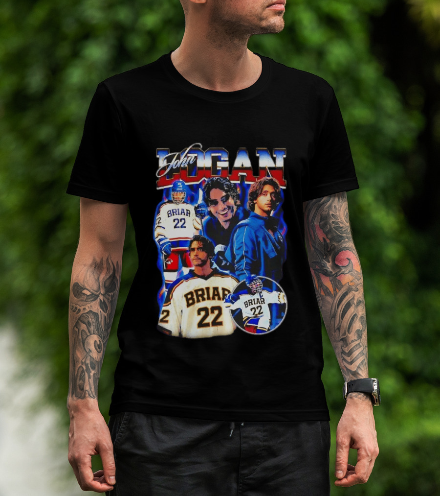John Logan Briar 22 Hockey Collage T-Shirt