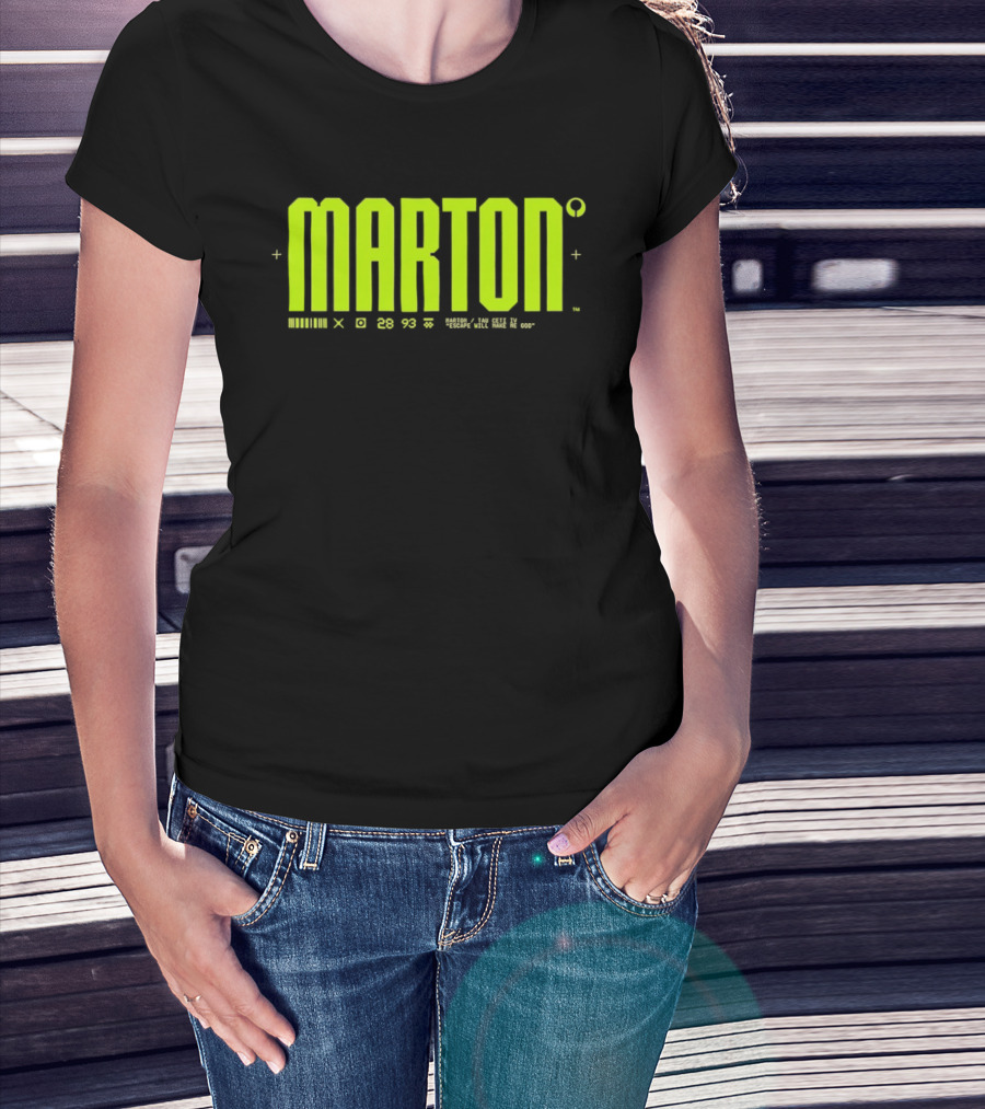 Marton Tau Ceti IV Escape Will Make Me God Sci Fi Retro Futuristic T-Shirt