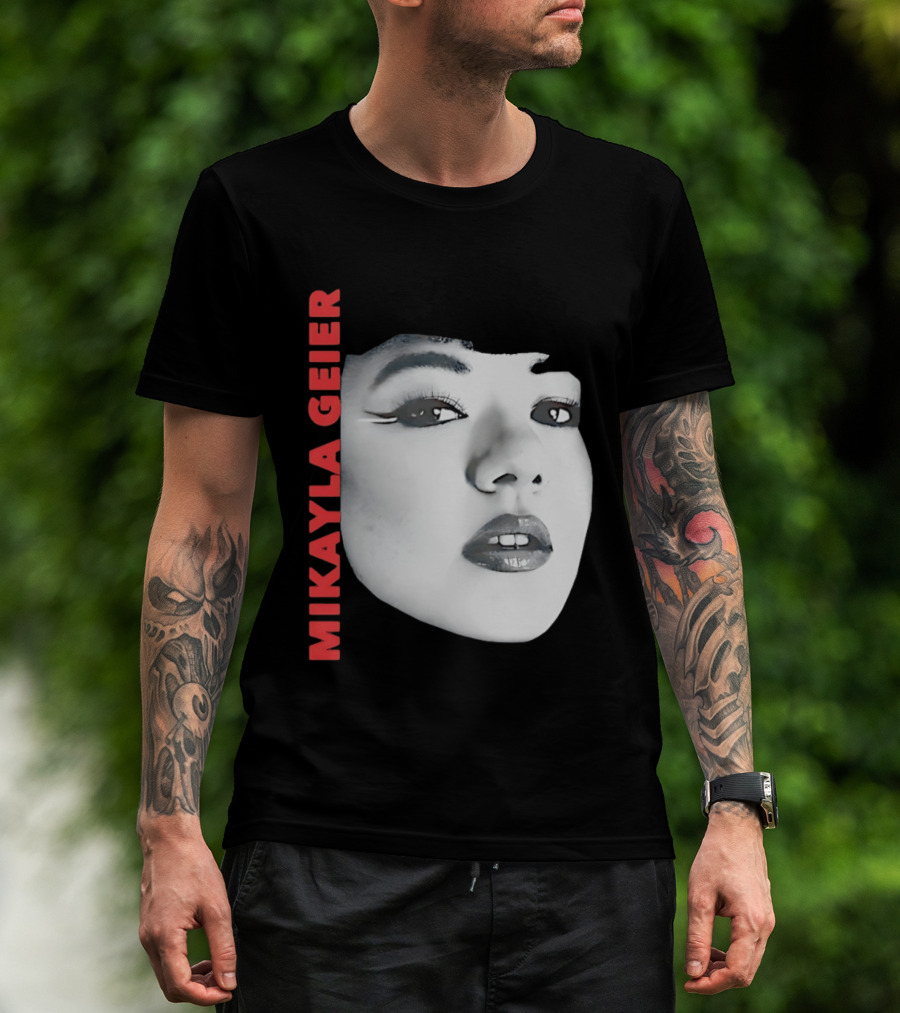 Mikayla Geier UK Tour Bold Monochrome T-Shirt