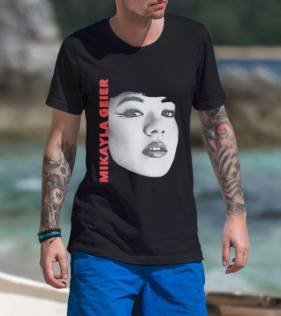 Mikayla Geier UK Tour Bold Monochrome T-Shirt