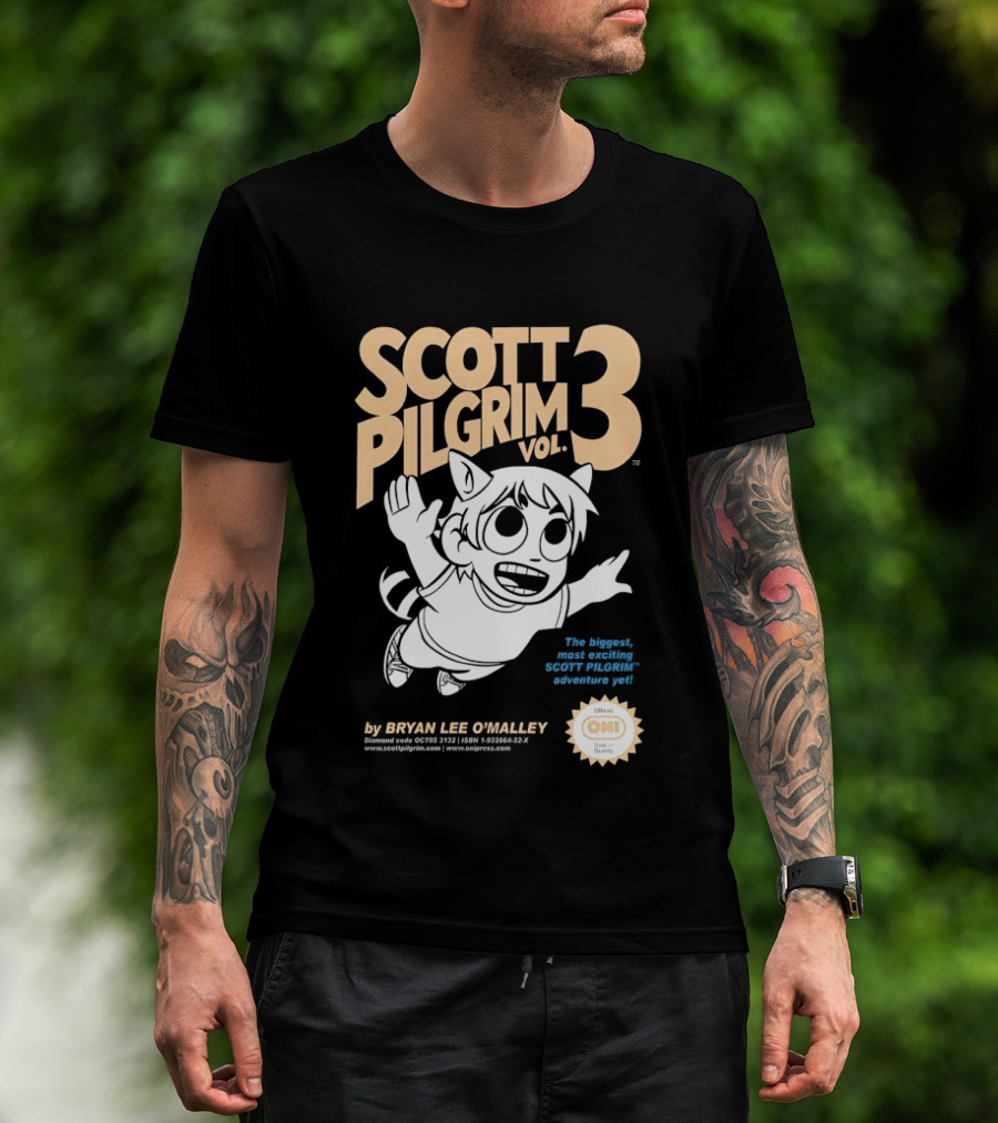 Scott Pilgrim Vol 3 Scott Pilgrim And The Infinite Adventure You By Bryan Lee O'Malley Oni T-Shirt