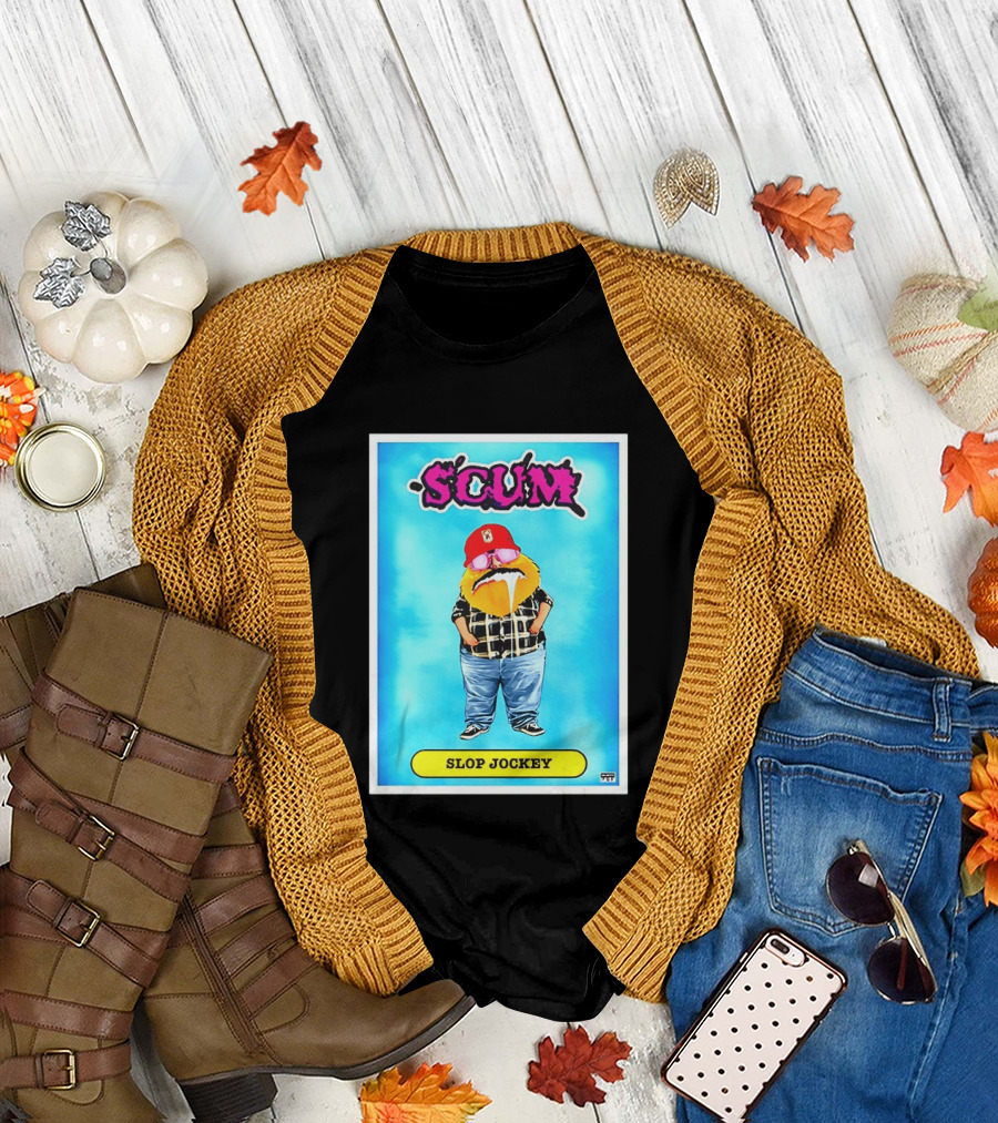 SCUM Slop Jockey Trading Card Gritty T-Shirt