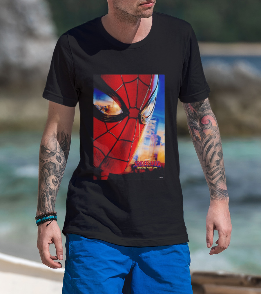 Spider Man Marvel Brand New Day Mask Studios T-Shirt