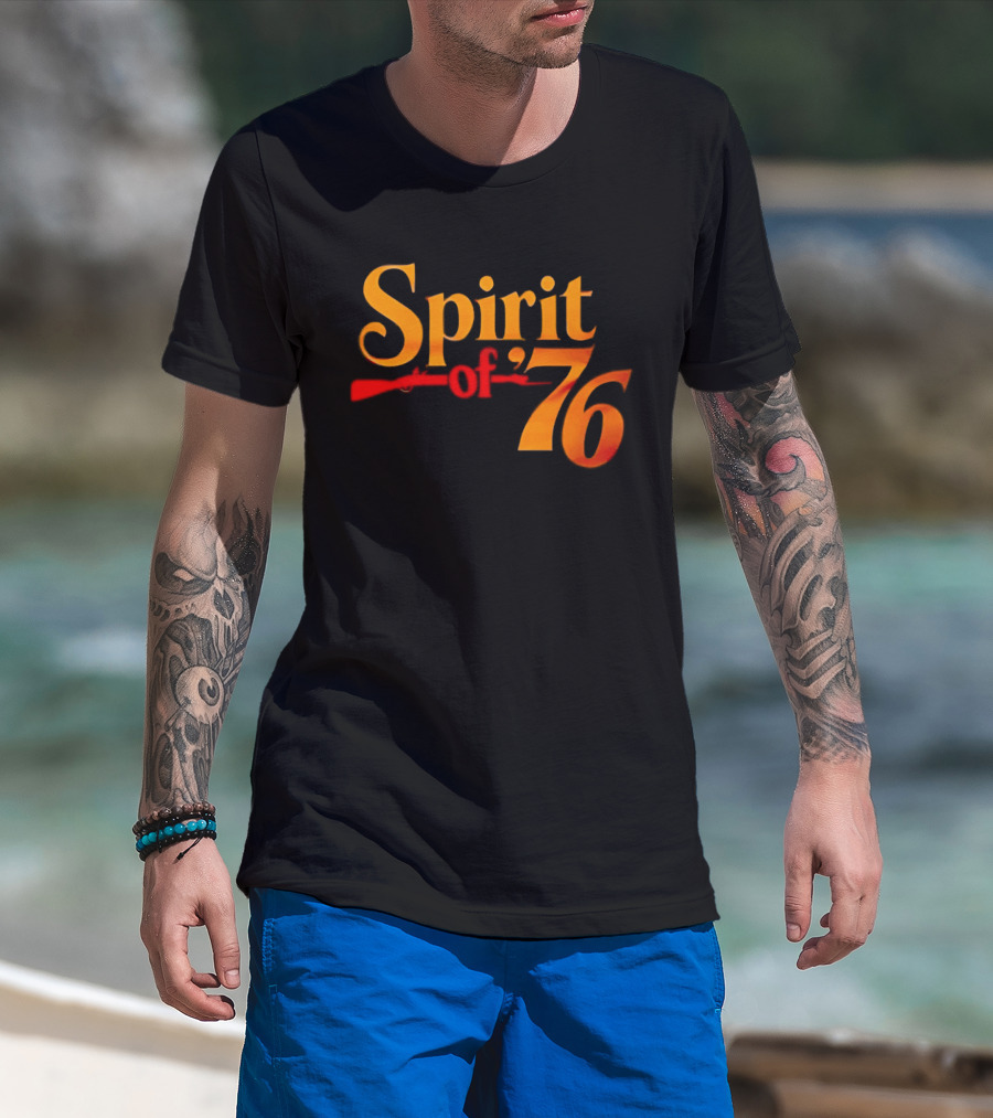 Spirit Of 76 American Revolution Independence Day USA T-Shirt