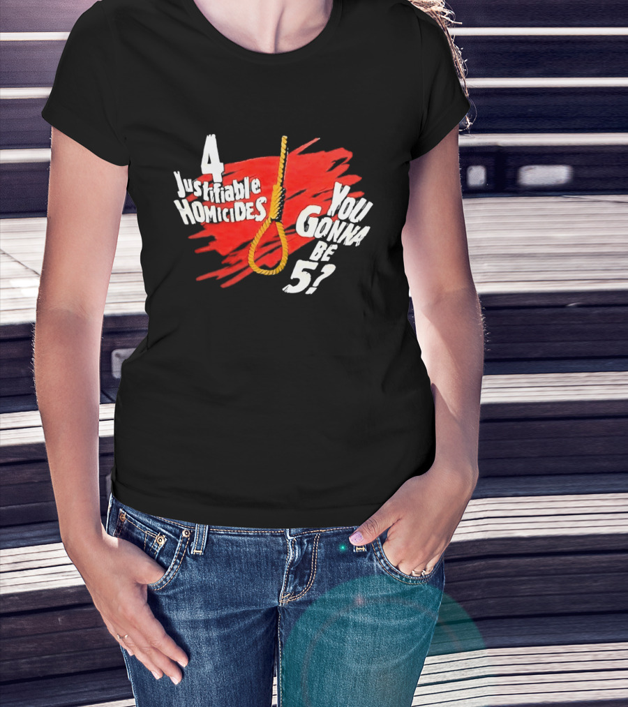 The Undertaker 4 Justifiable Homicides You Gonna Be 5 Noose Red T-Shirt