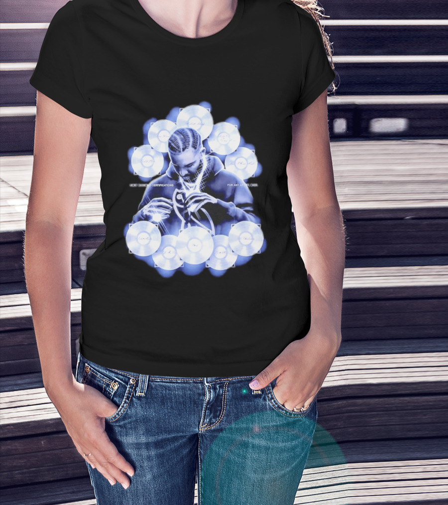 Drake Diamond Certifications Music Awards Owl T-Shirt