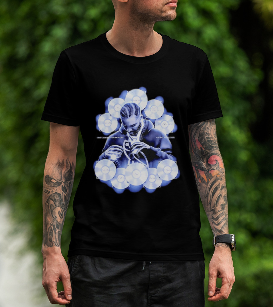 Drake Diamond Certifications Music Awards Owl T-Shirt