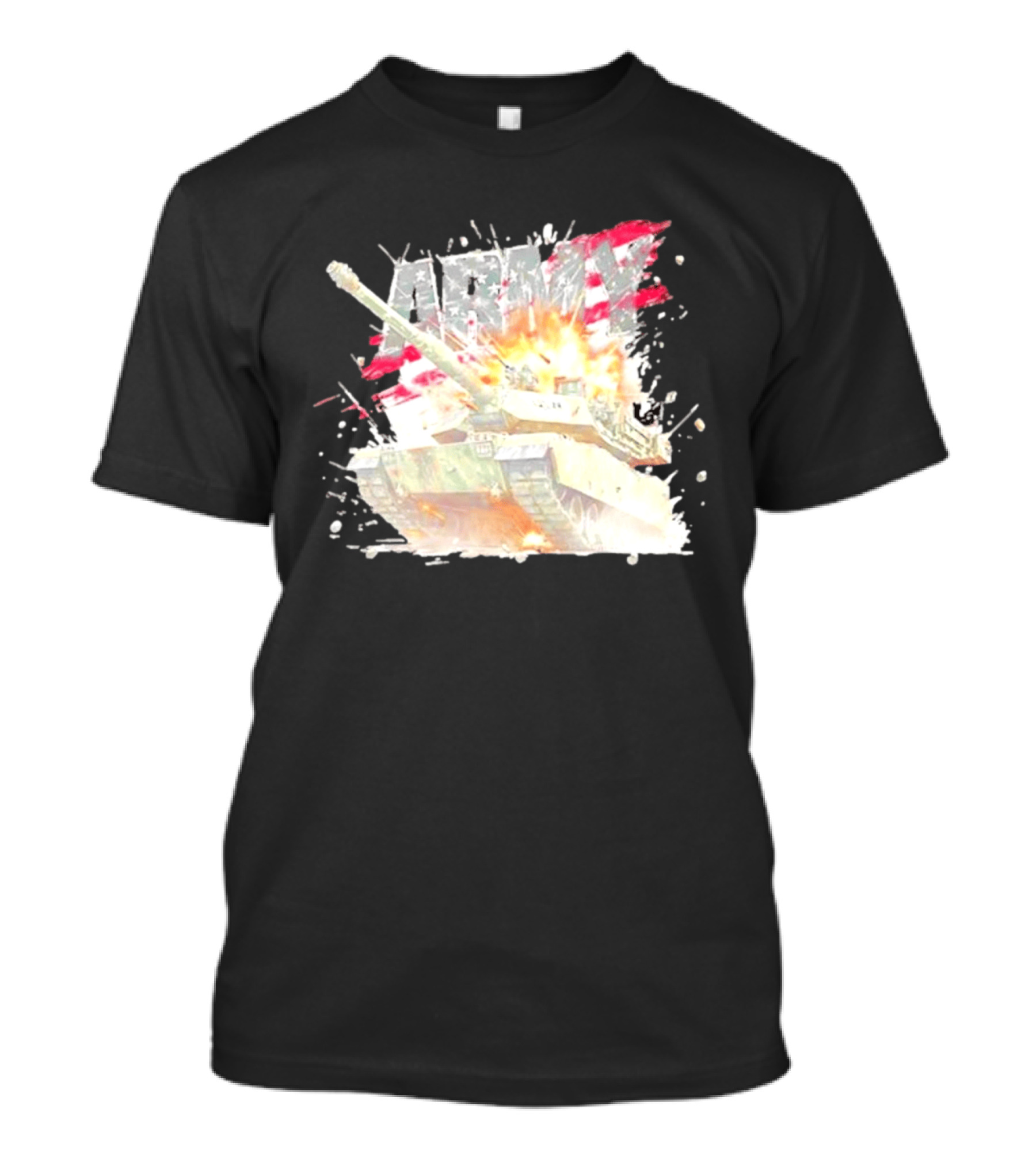 America Army M1 Abrams Tank Explosion T-Shirt