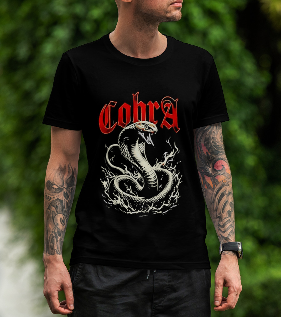 Cobra Snake Fierce Fire Serpent T-Shirt