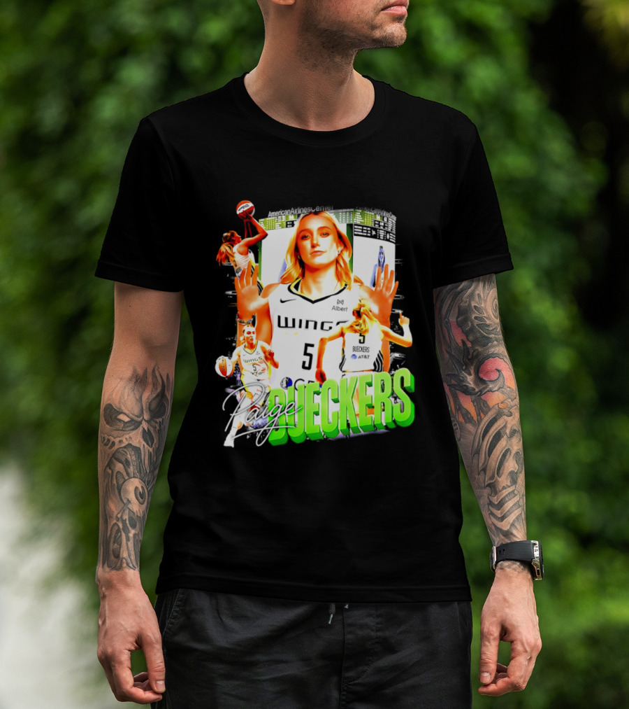 Paige Bueckers Dallas Wings Number 5 Basketball Star T-Shirt