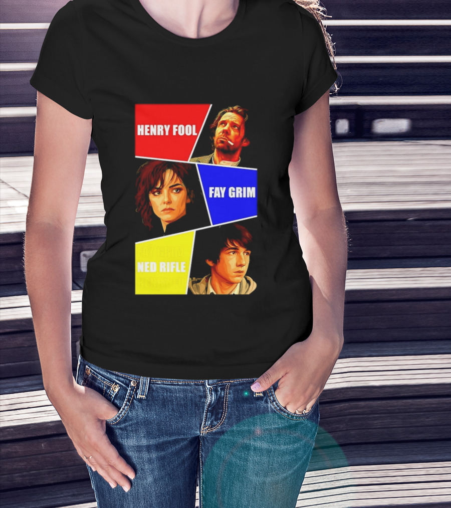 Henry Fool Fay Grim Ned Rifle Trilogy Hal Hartley Series T-Shirt