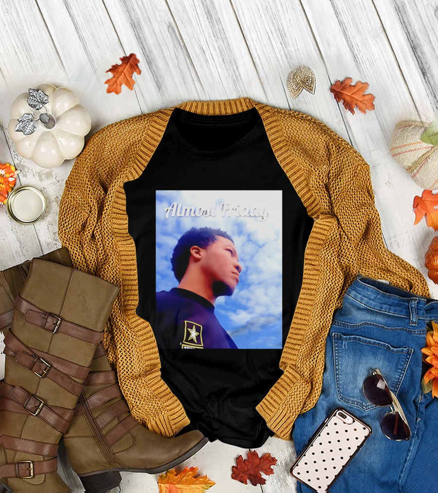 Almost Friday Jalen Brunson NWTS Basketball Sky T-Shirt