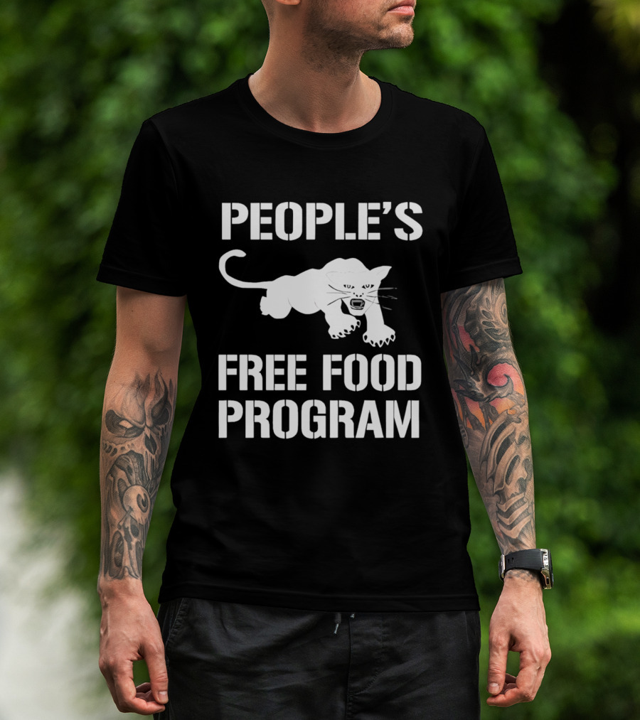 People's Free Food Program Panther T-Shirt