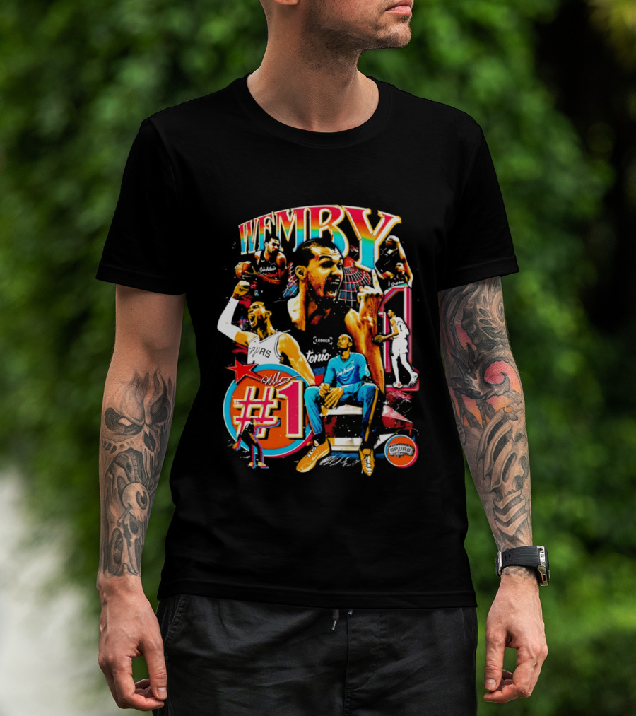 Wemby Victor Wembanyama San Antonio All Number 1 T-Shirt