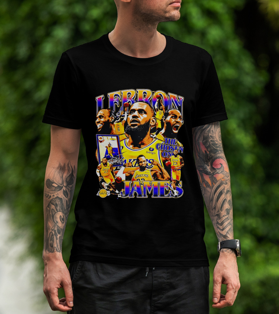LeBron James Los Angeles Lakers The Chosen One 23 6 T-Shirt