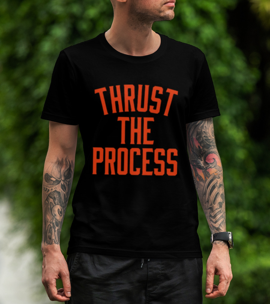 San Francisco Thrust The Process Harrison Bader T-Shirt
