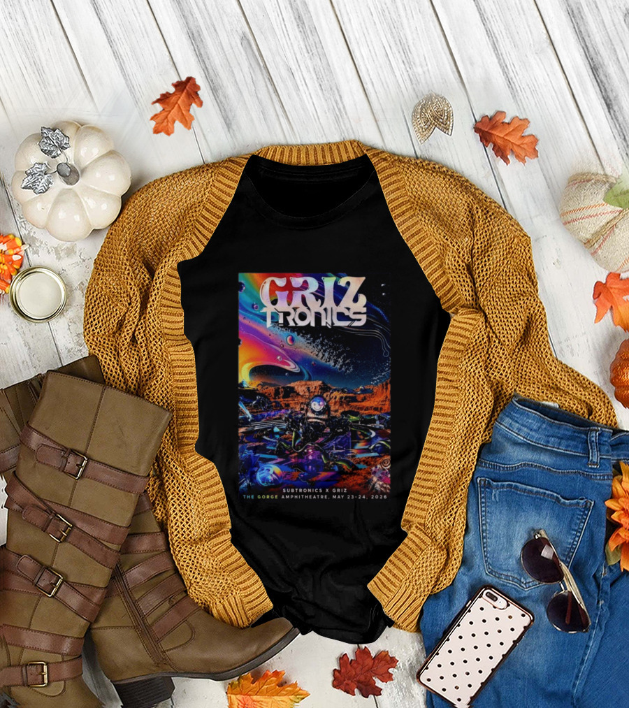 GRiZTRONICS Subtronics The Gorge Amphitheatre May 23 24, 2026 T-Shirt