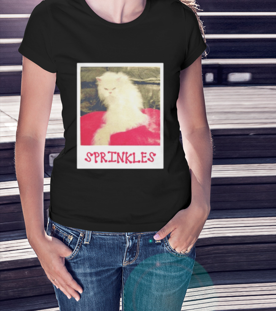 Sprinkles Polaroid Cat T-Shirt