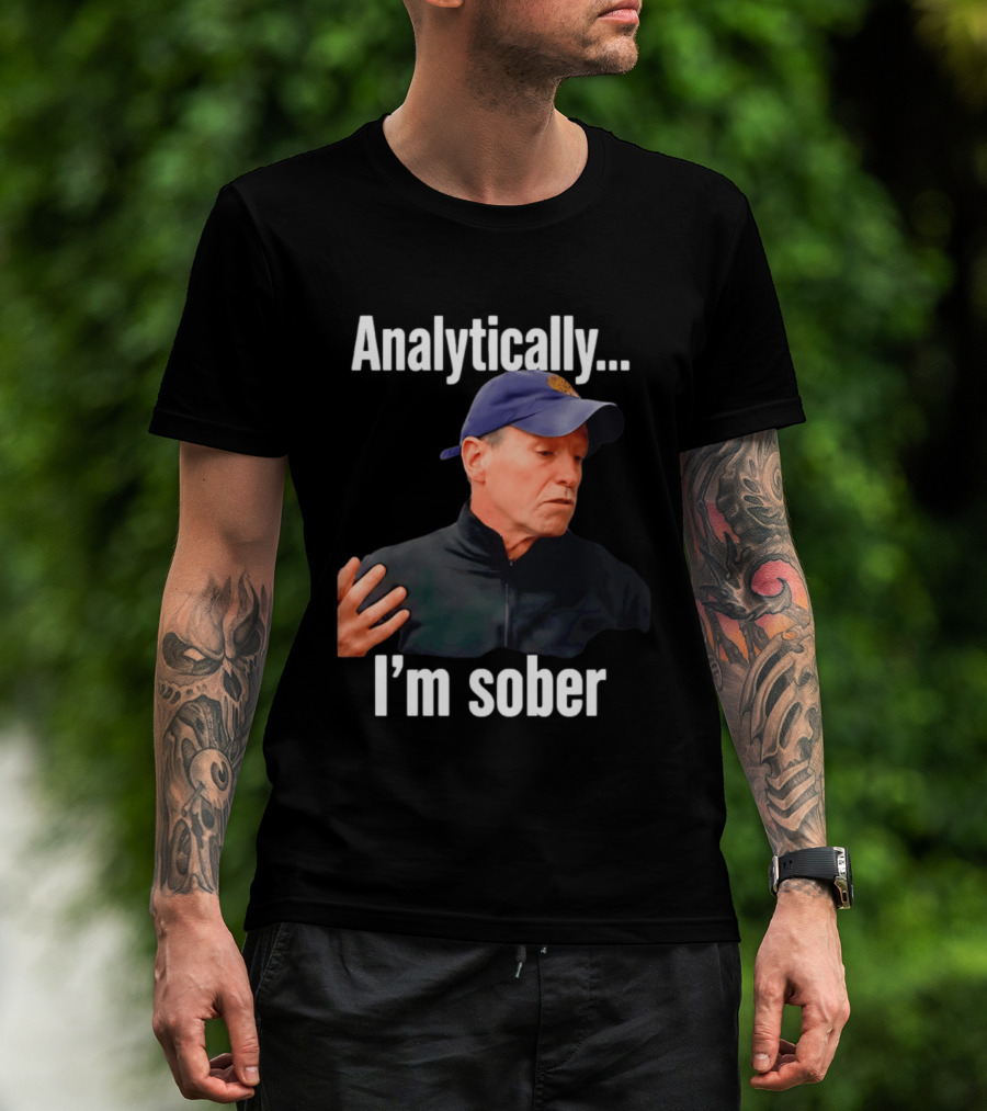 New York Knicks Analytically I'm Sober T-Shirt