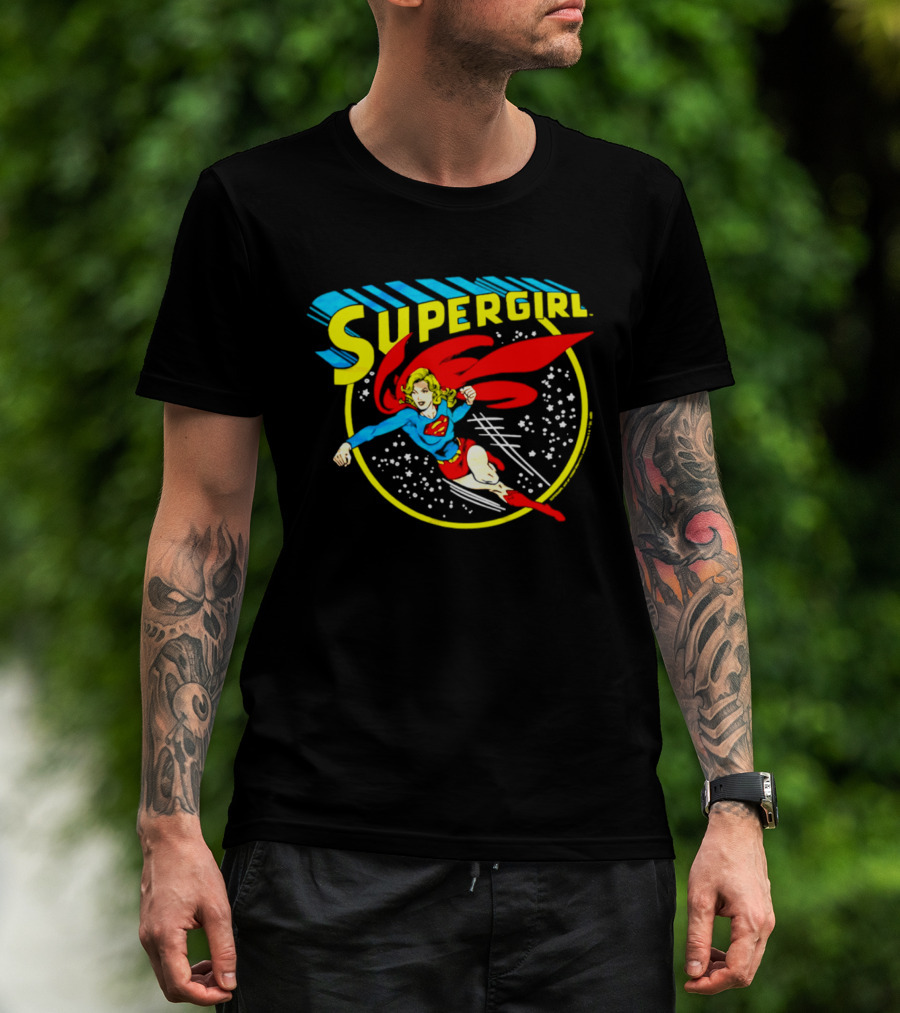 Supergirl Truth Justice Whatever Cartoon Superhero Flying Adventure T-Shirt
