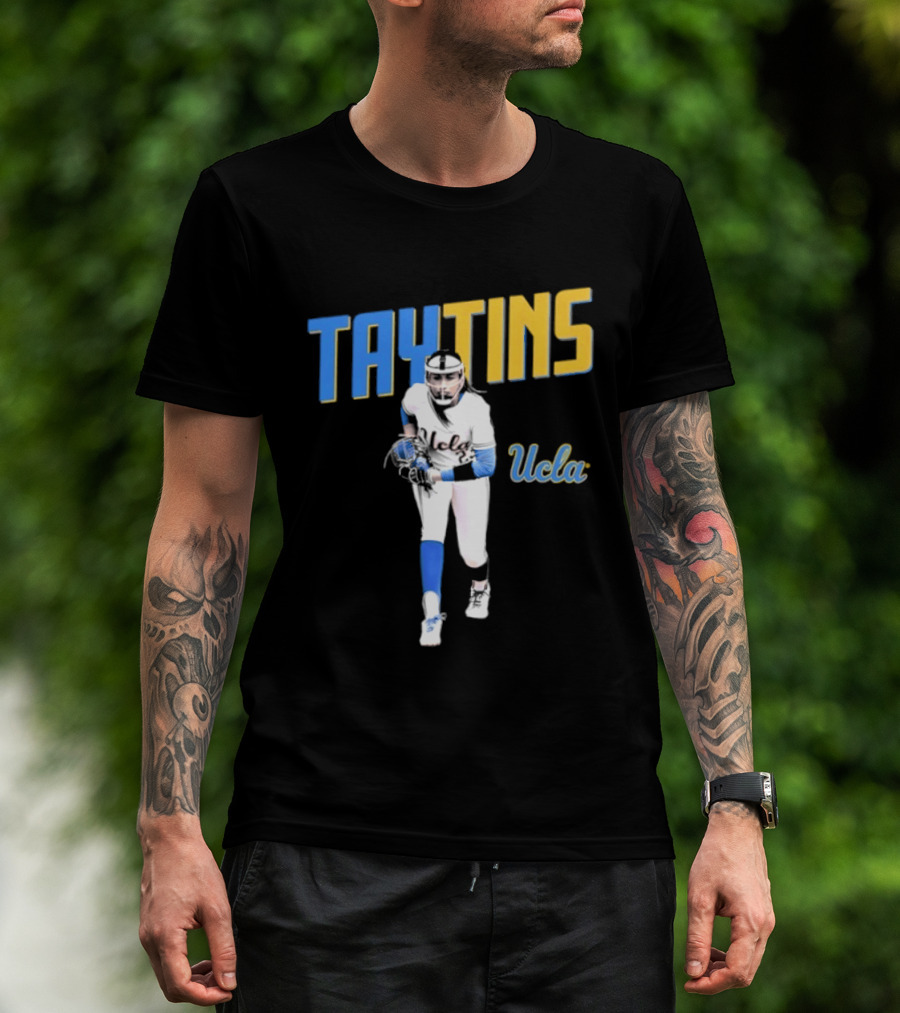 Taytins UCLA Bruins Softball Player T-Shirt