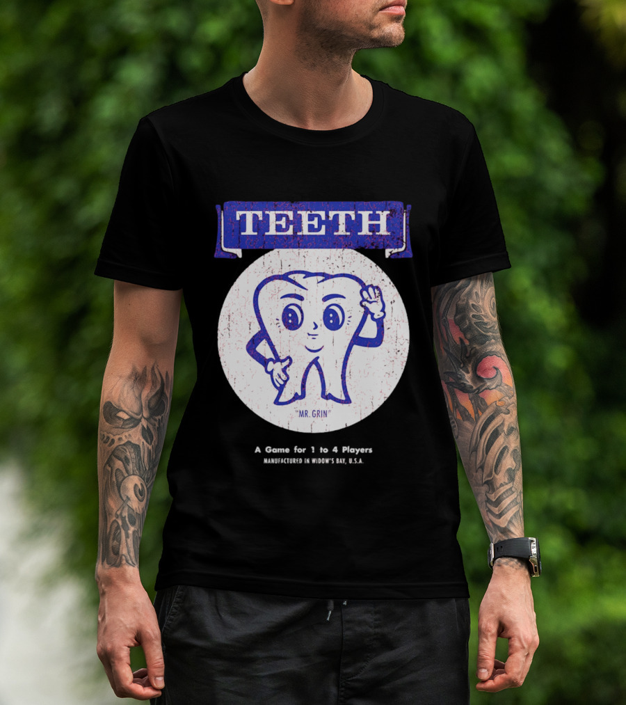 TEETH Mr. Grin Game For 1 To 4 Player T-Shirt
