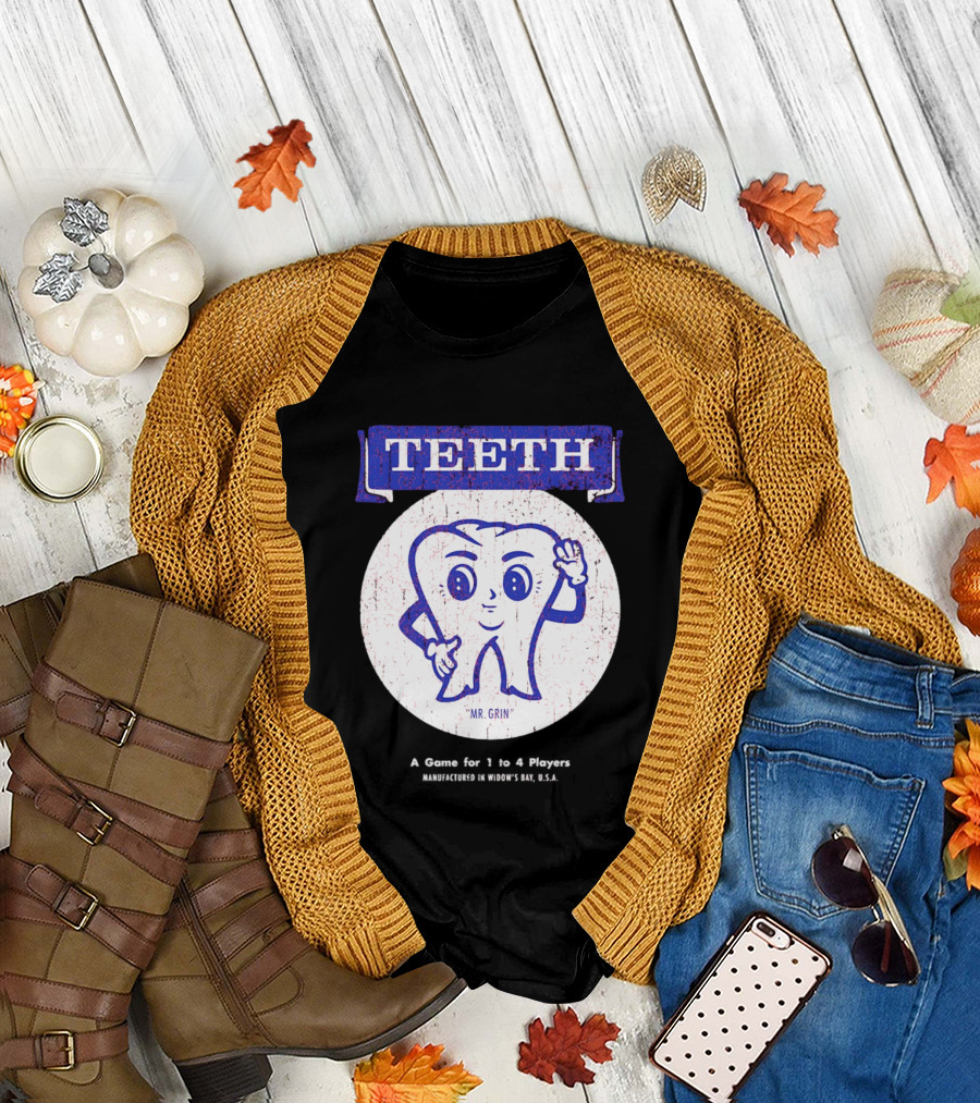 TEETH Mr. Grin Game For 1 To 4 Player T-Shirt
