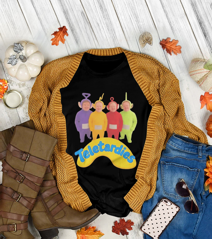 Teletardies Costume Characters Parody With Four T-Shirt