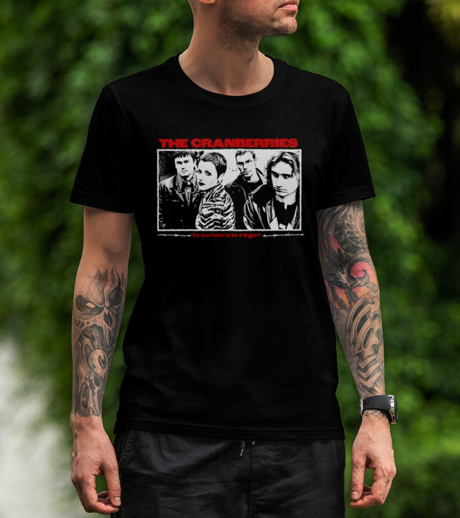The Cranberries Do You Have To Let It Linger Retro Band Photo T-Shirt
