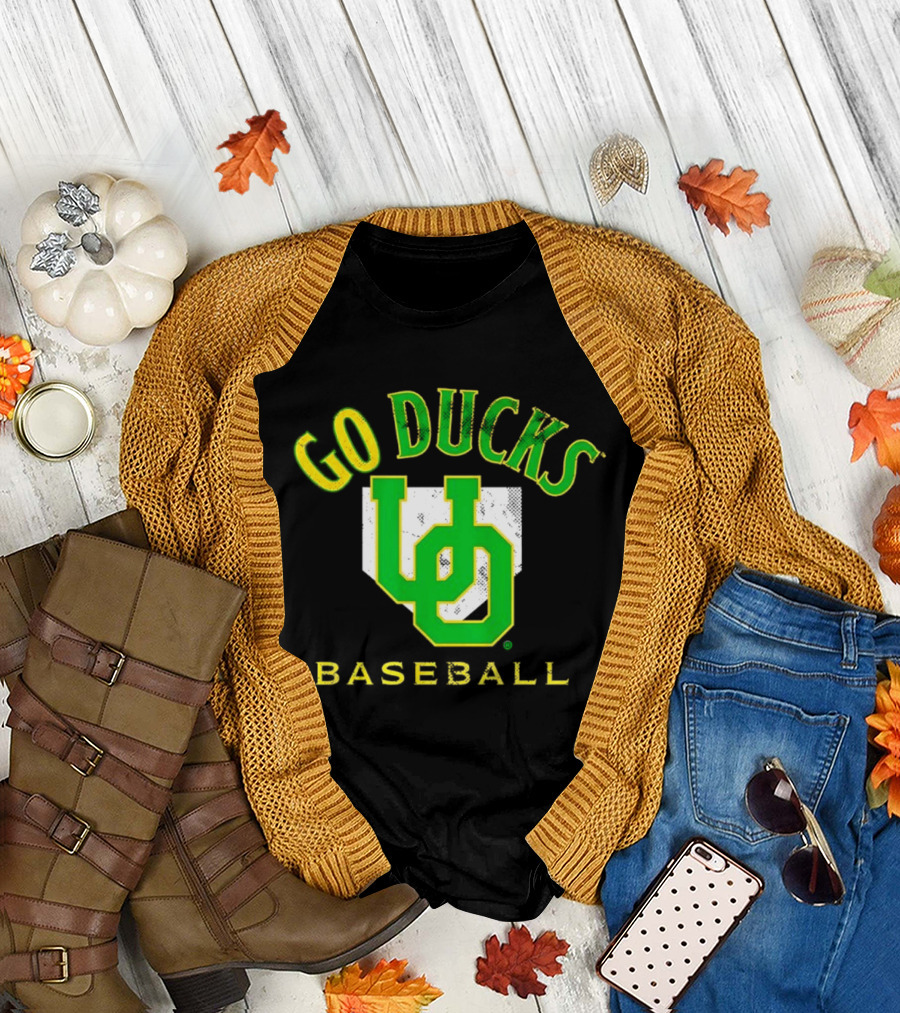 Go Ducks UO Oregon Baseball T-Shirt