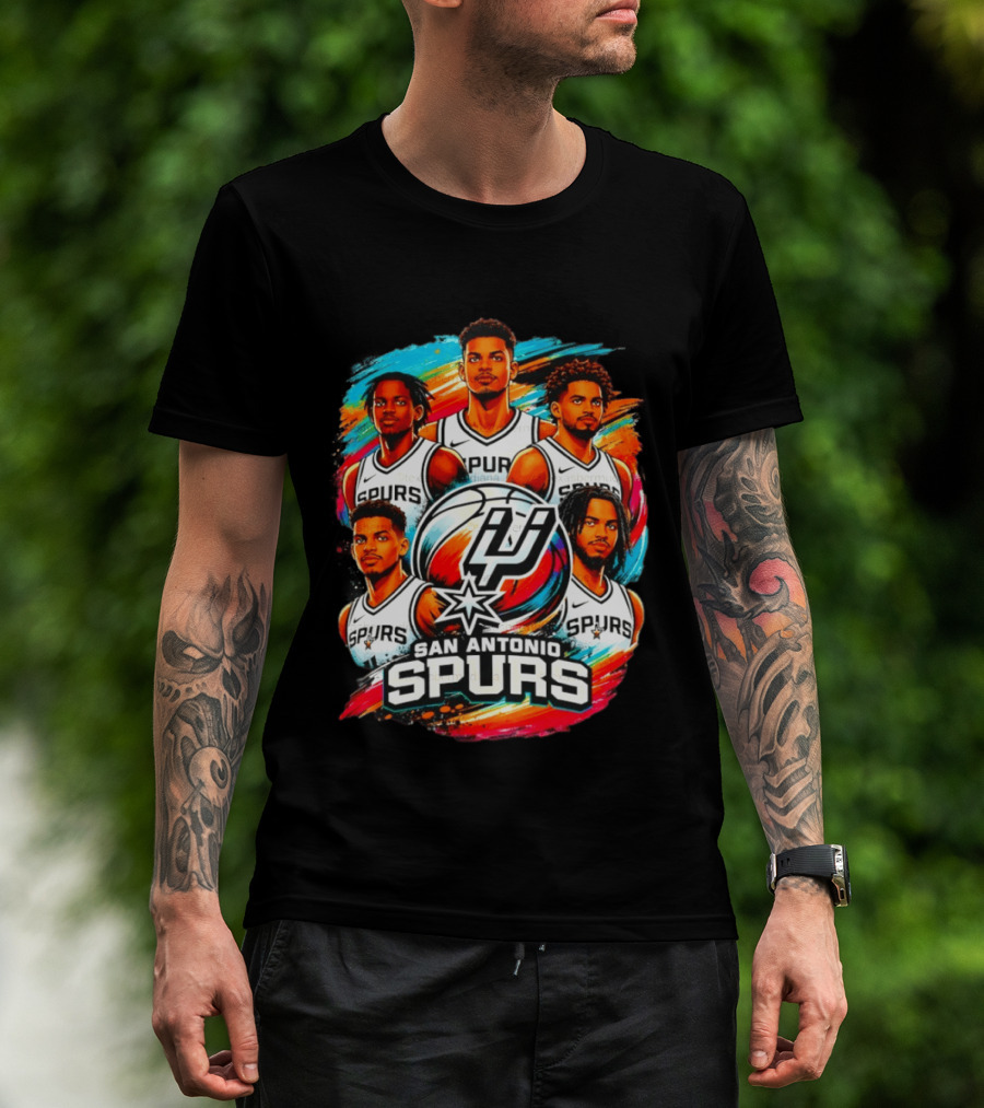 Victor Wembanyama San Antonio Spurs NBA Basketball 2026 Team Players T-Shirt