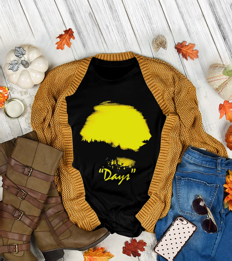Welcome To Yellow "Days" Bright Sunshine Paintstroke T-Shirt