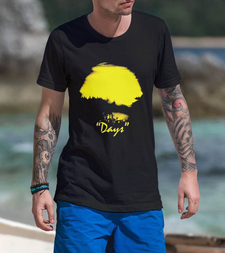 Welcome To Yellow "Days" Bright Sunshine Paintstroke T-Shirt