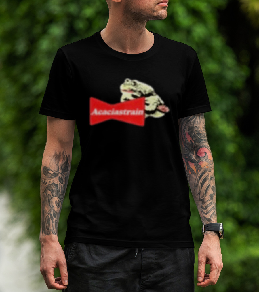 You Are Safe From God Here Acacia Strain Bud Frog T-Shirt