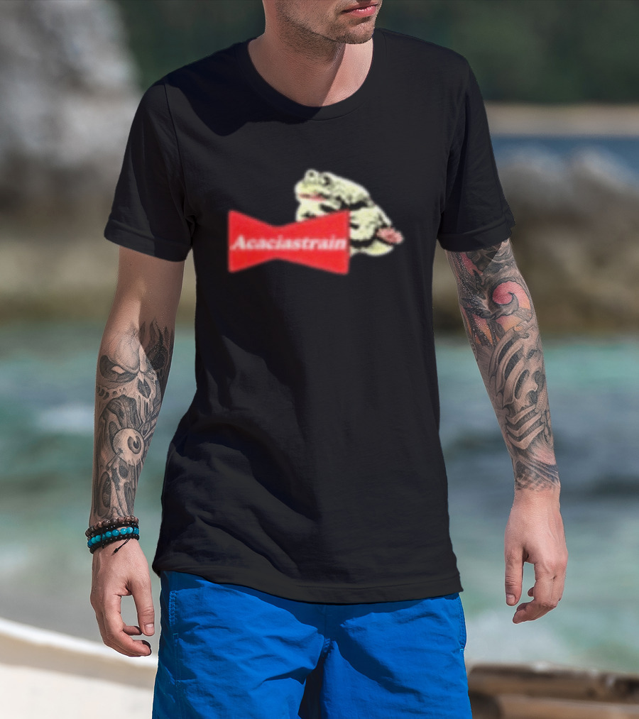 You Are Safe From God Here Acacia Strain Bud Frog T-Shirt