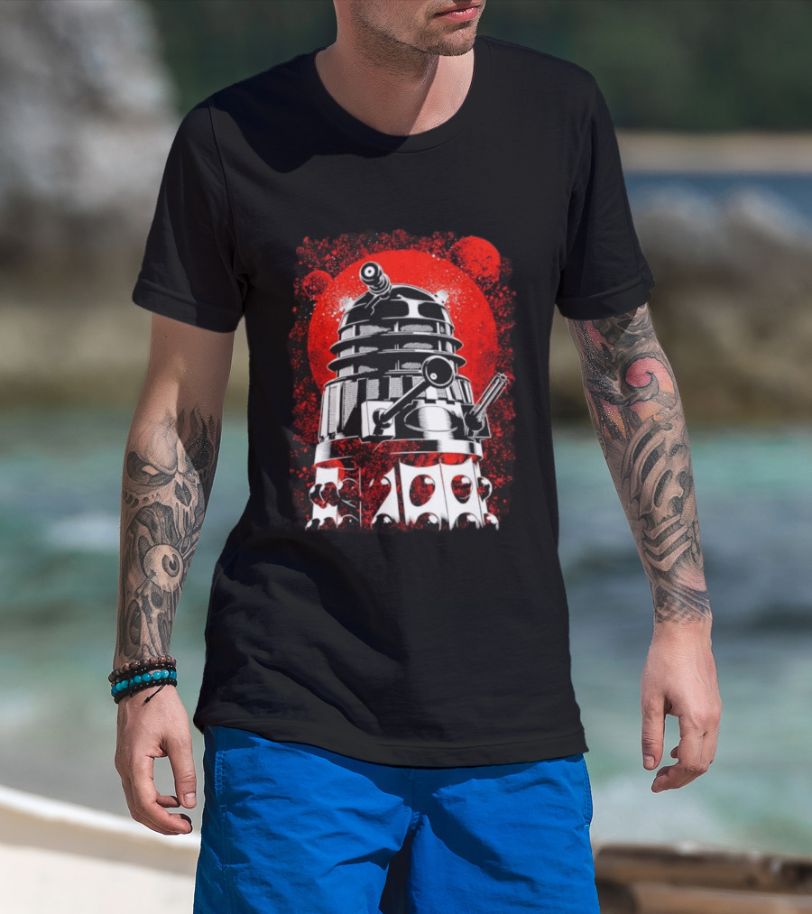 Dalek Doctor Who Science Fiction Alien Robot Villain TV Series Enemies T-Shirt