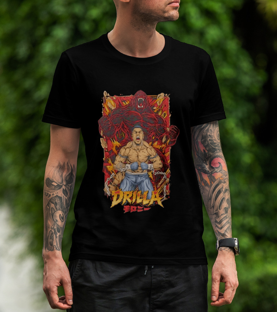 Drilla Gorilla Anthony Taylor Boxing MMA Warrior Explosion T-Shirt