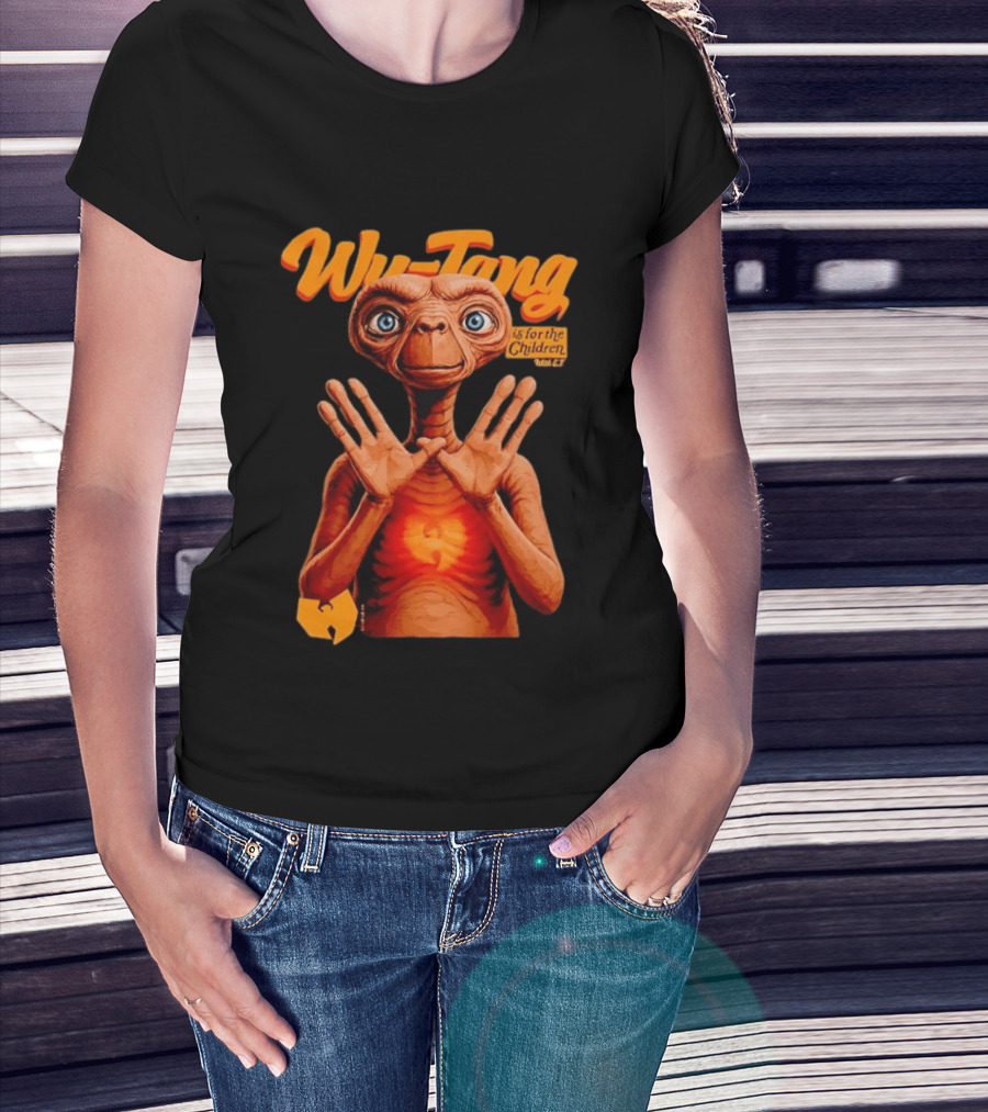 Wu Tang Is For The Children E.T. 1992 SIMPSON T-Shirt