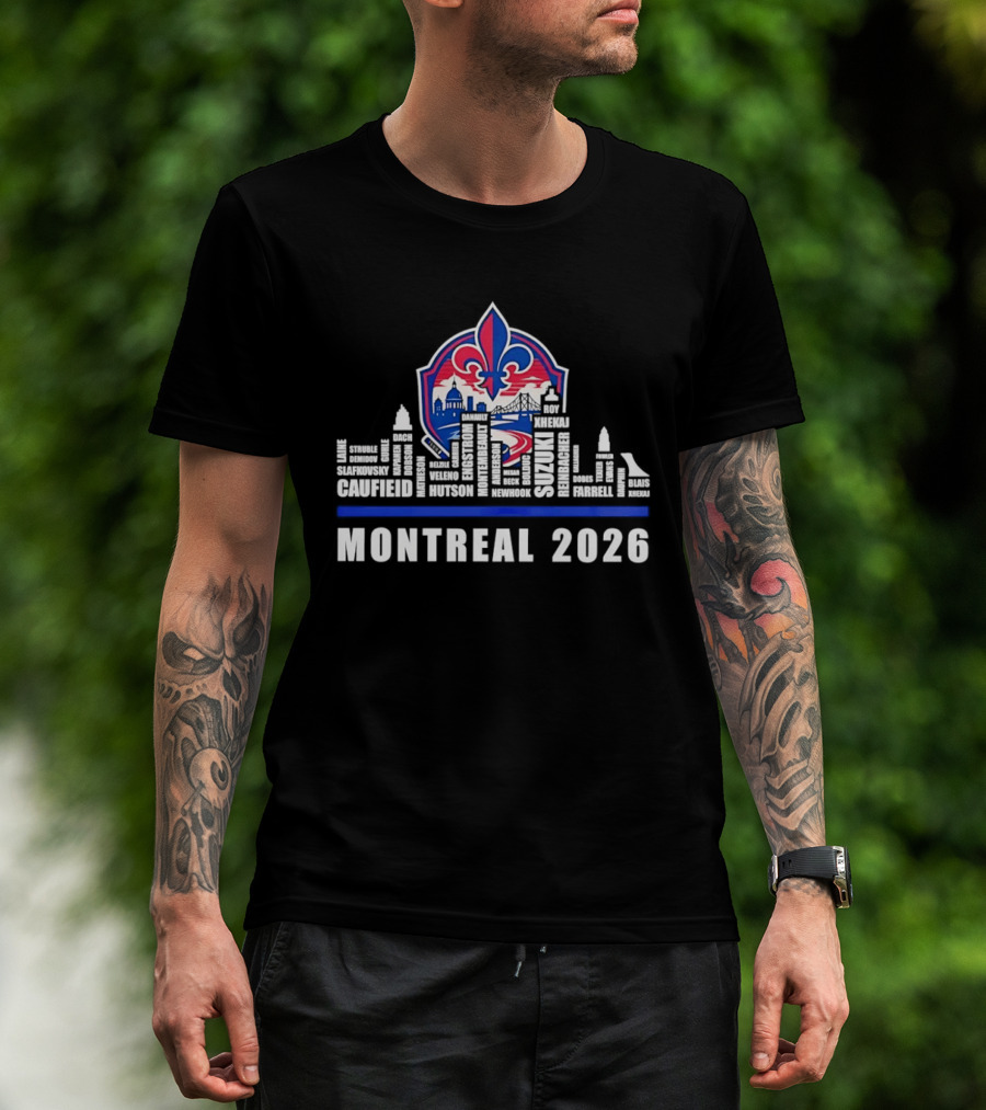 Caufield Suzuki Slafkovsky Montreal 2026 NHL Laine Struble Demidov Guhle T-Shirt