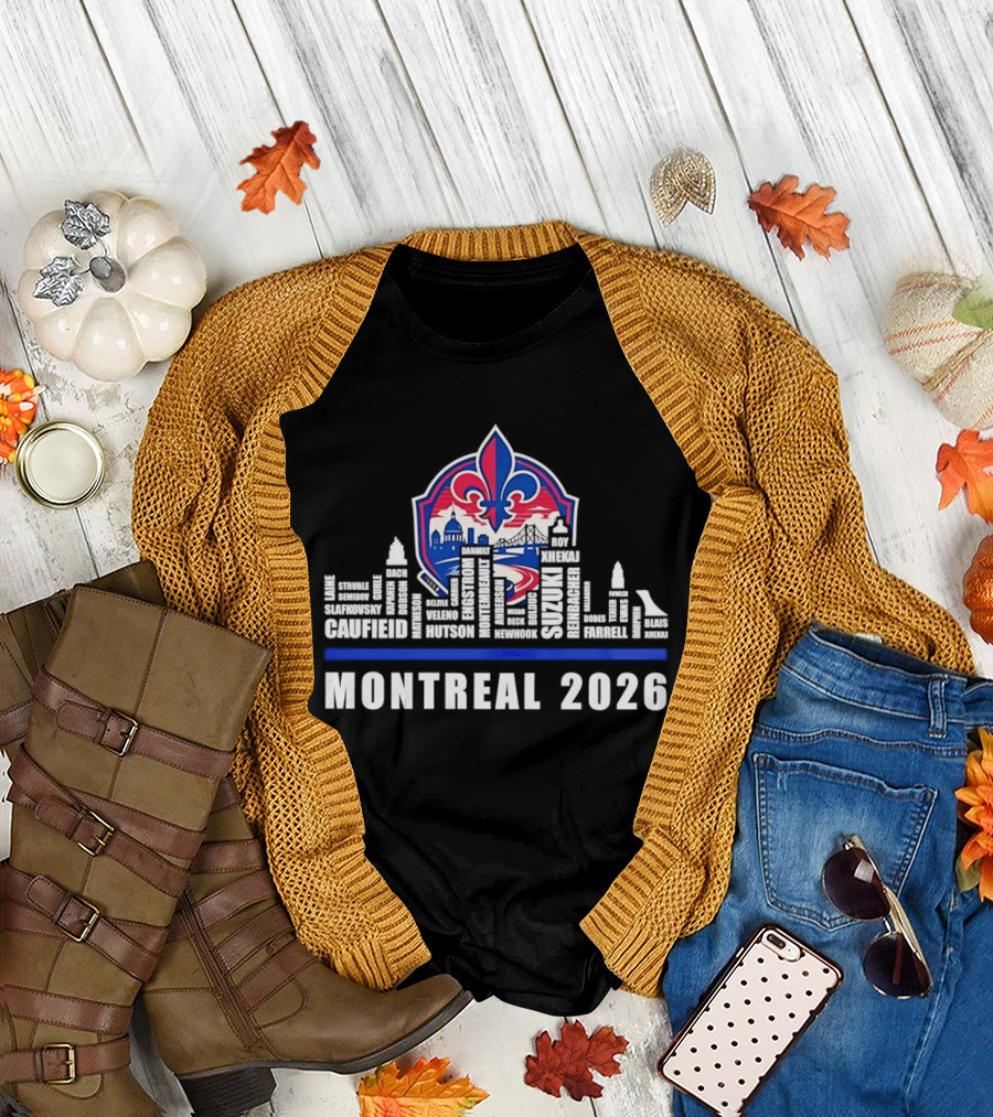 Caufield Suzuki Slafkovsky Montreal 2026 NHL Laine Struble Demidov Guhle T-Shirt