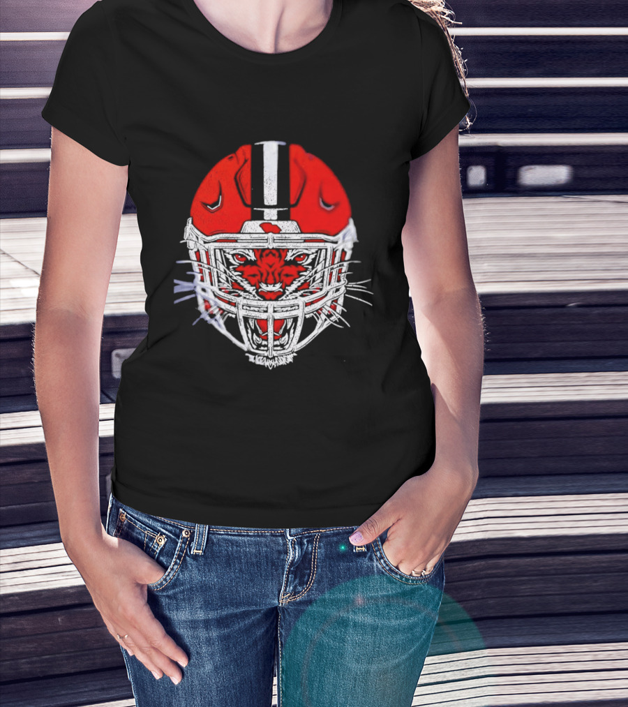 Cincinnati Bengals Tiger Head Football Helmet T-Shirt