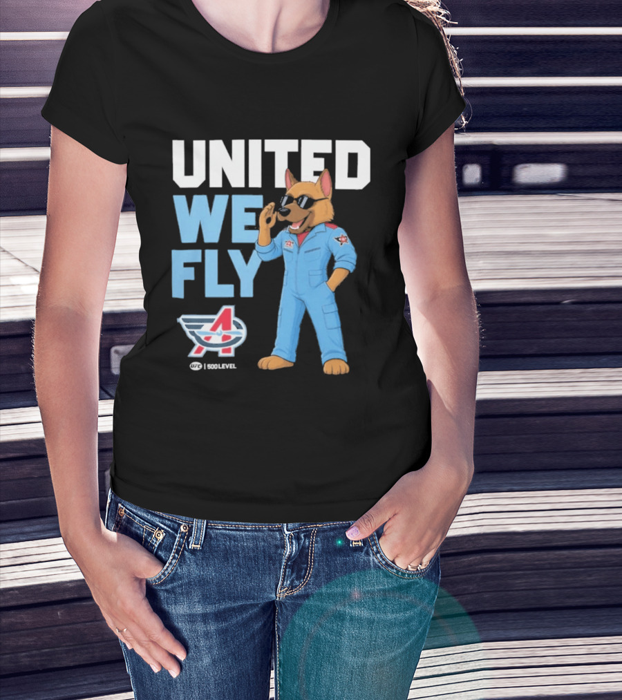 United We Fly Columbus Aviators UFL Maverick Navy T-Shirt