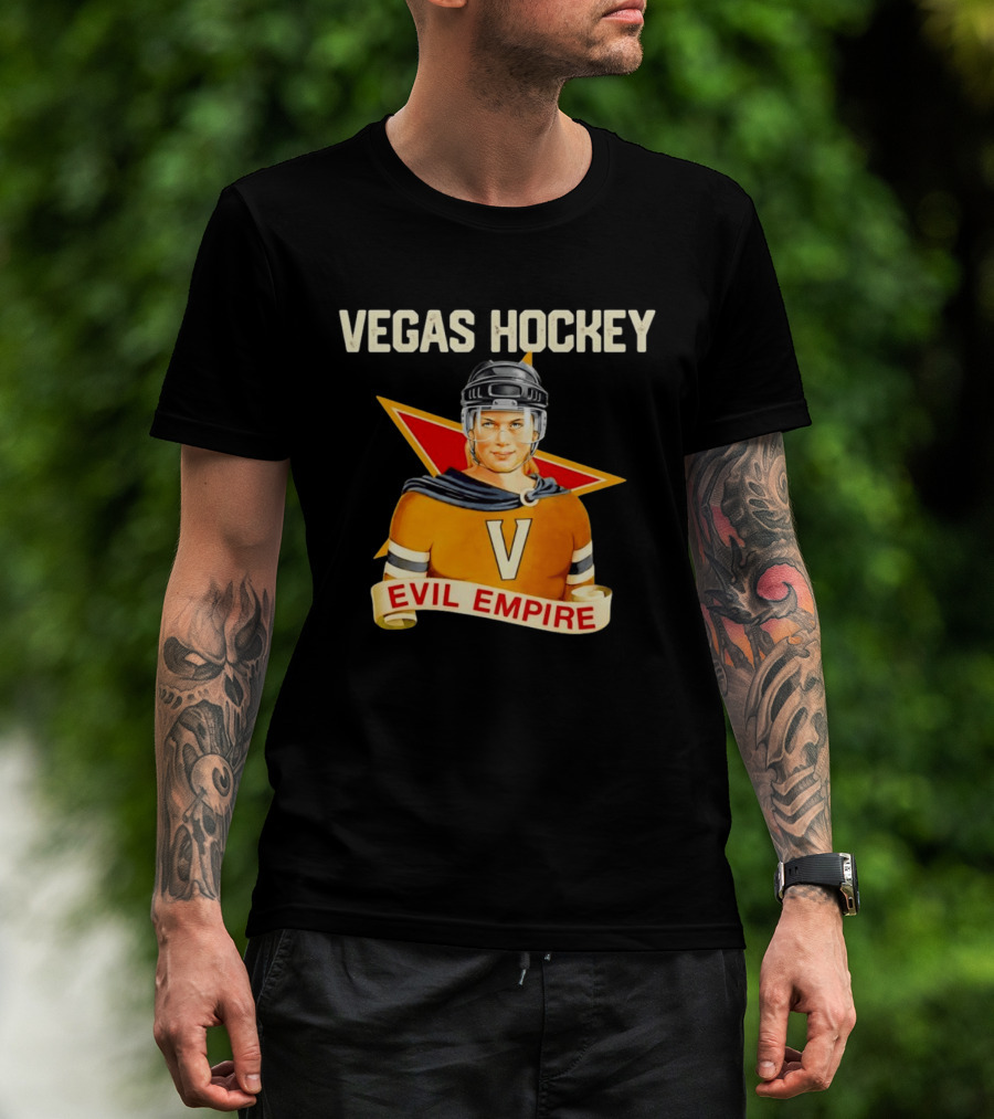 Vegas Hockey Ivan Drago Evil Empire T-Shirt