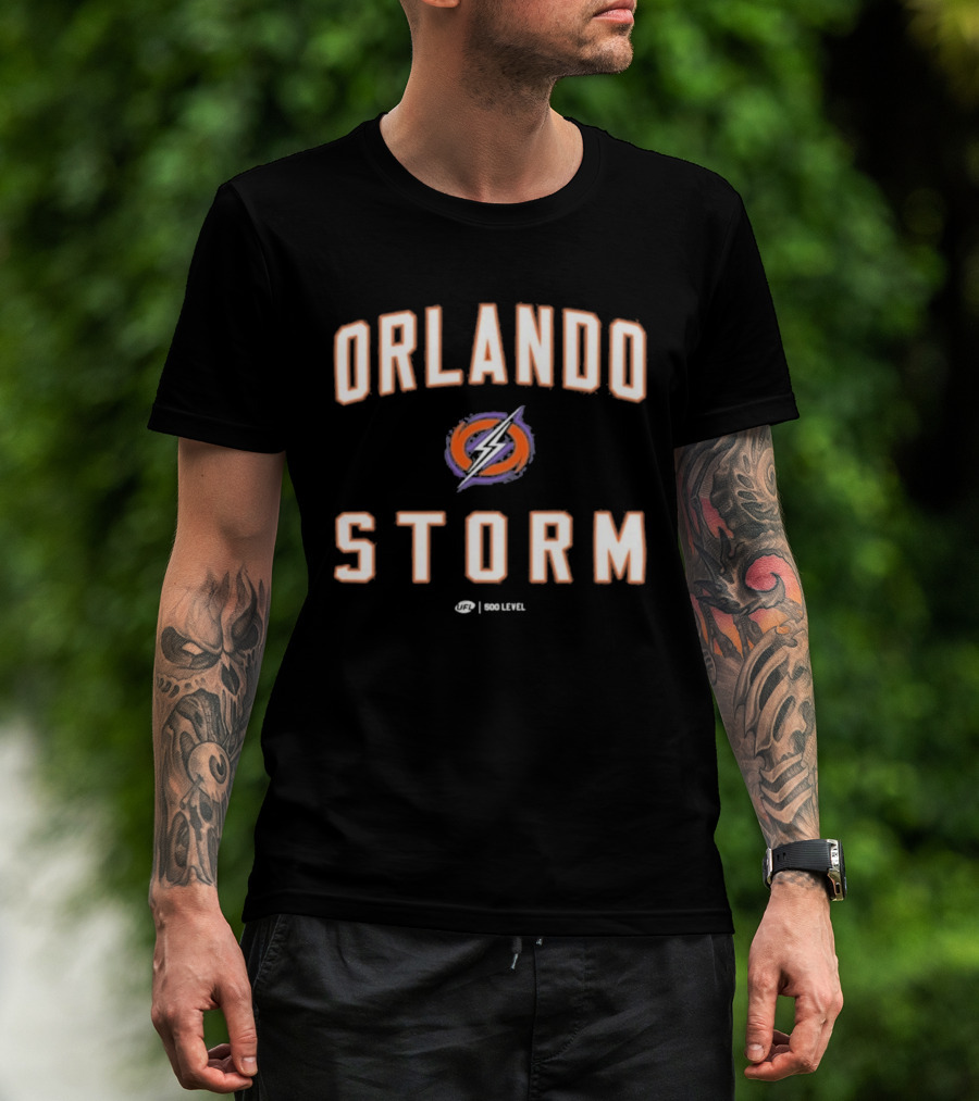 Orlando Storm UFL Good Level Purple Lightning T-Shirt