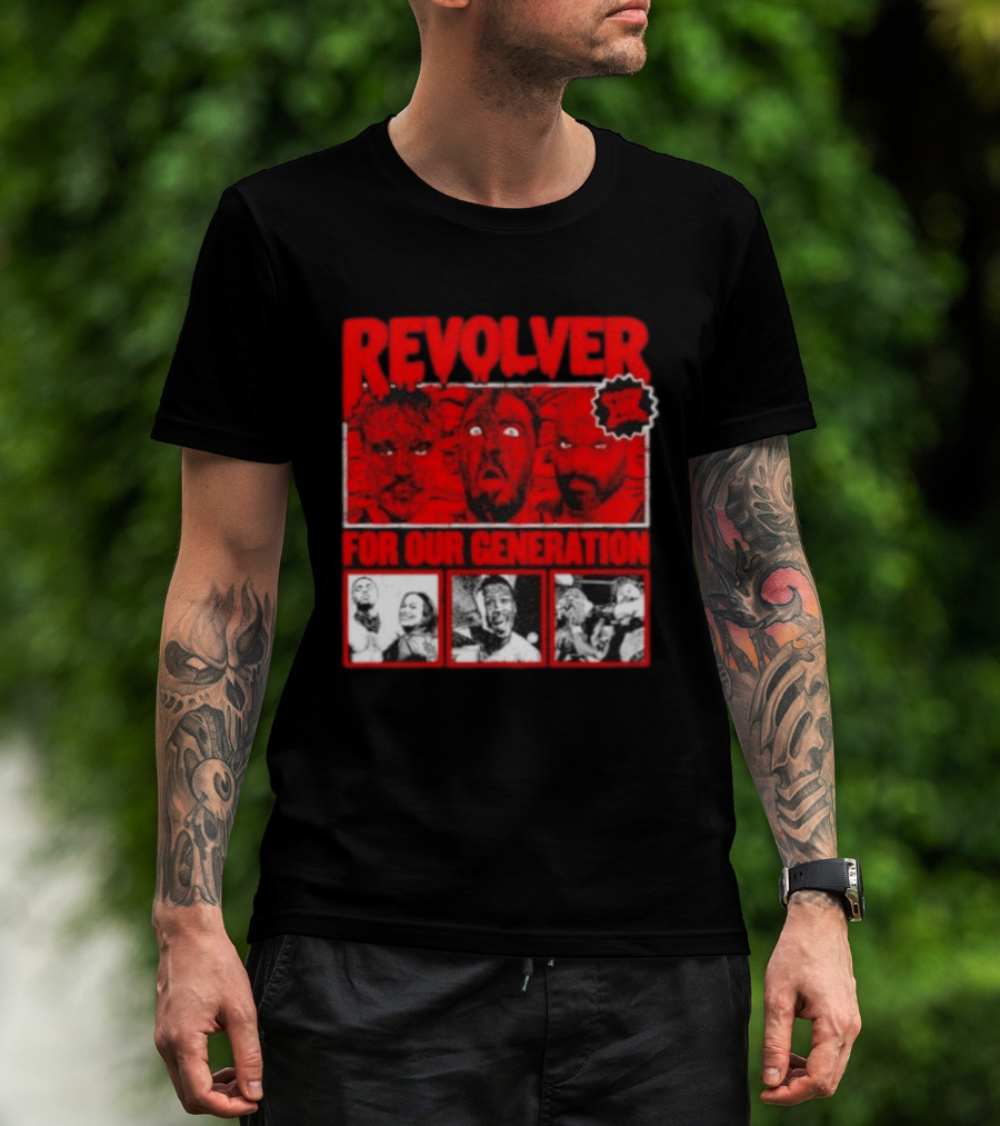 Revolver Horror Faces For Our Generation T-Shirt