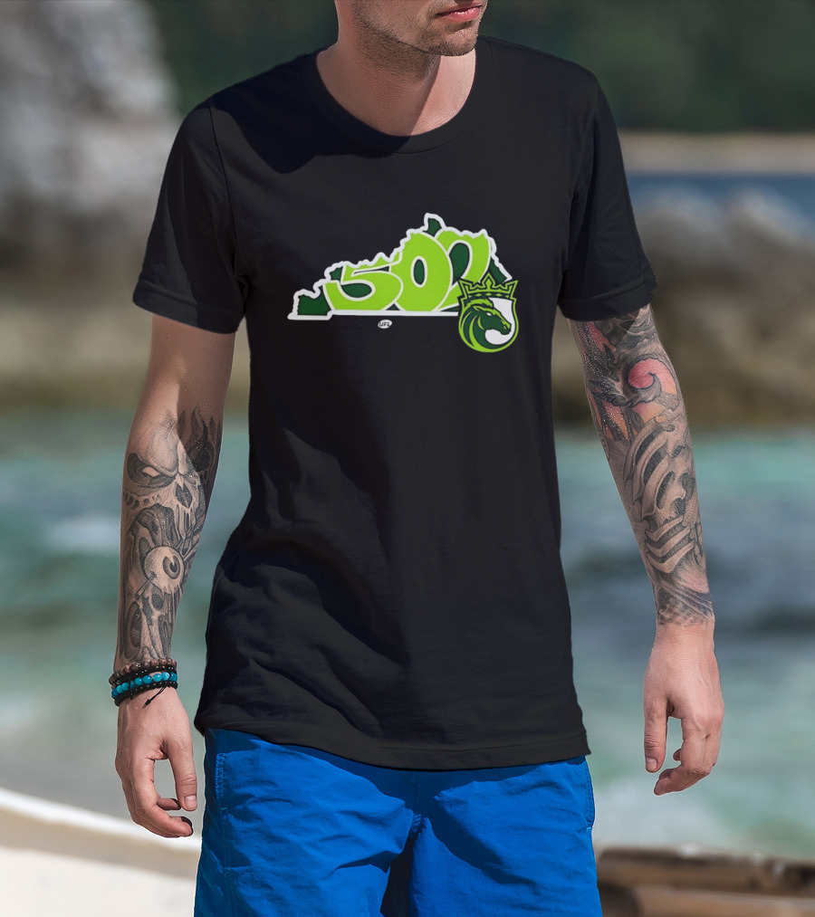 Louisville Kentucky 502 Xtreme United Football UFL Dragon Crest T-Shirt